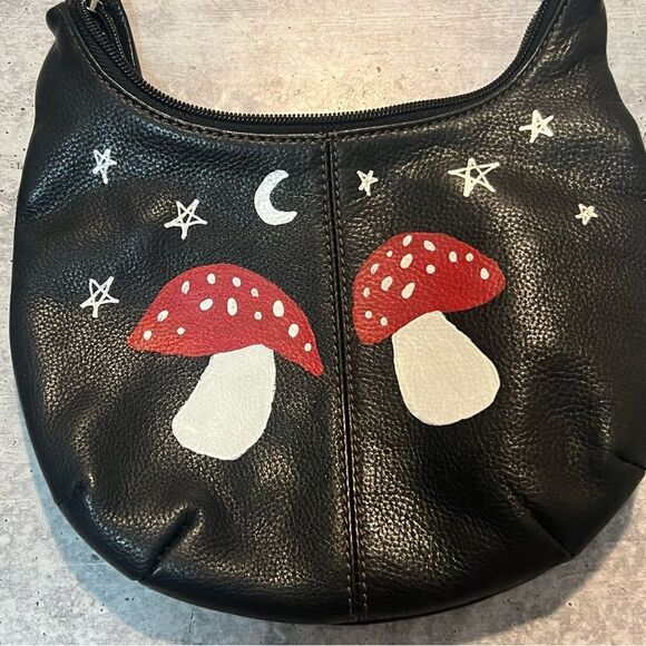 Vintage Leather painted Stone Mountain mini fairy purse - Picture 10 of 10